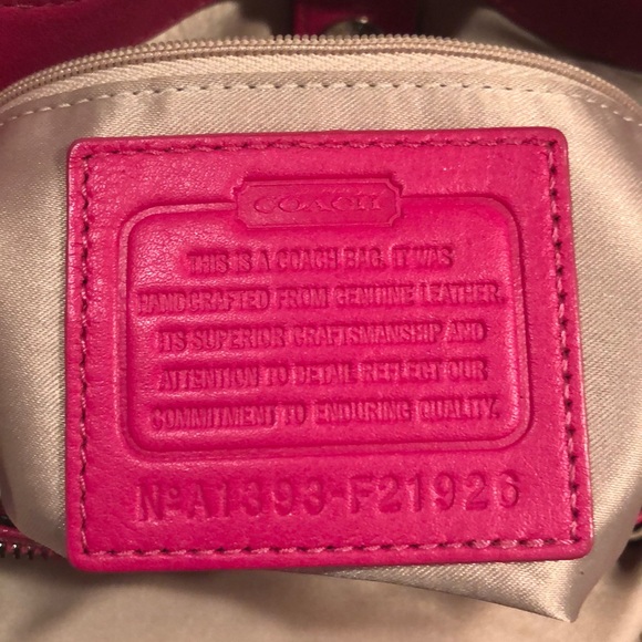 Pink Coach Purse - Picture 5 of 8